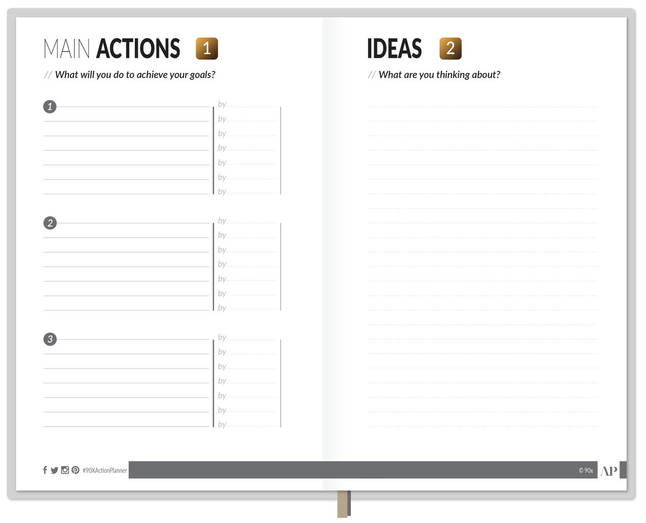 90X® Action Planner 2.0 Kit